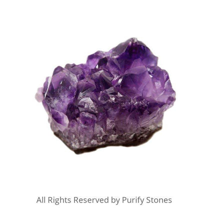 Tranquil Clustered Amethyst