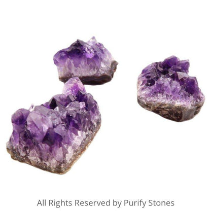 Tranquil Clustered Amethyst