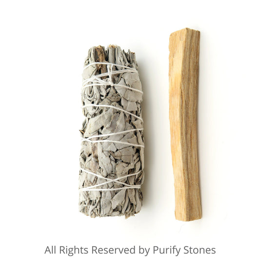 Sage and Palo Santo cleaning Kit